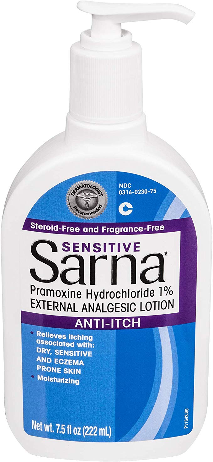 Sarna Sensitive Anti-Itch Lotion, 7.5 Oz