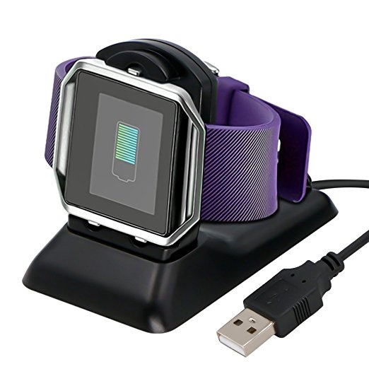 Fitbit Blaze Charger,Fitbit Blaze Charger Charging Stand Accessories,Adtechca Fitbit Blaze Charging Cradle Dock Adapter Holder Desktop Station for Fitbit Blaze Smart Fitness Watch (001)