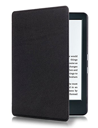 All-New Kindle E-Reader 2016 Case - Ultra Slim Smart Protective Folio Cover with Auto Wake / Sleep Function for Amazon All-New Kindle E-reader 6 Inch (8th Generation, 2016 Release), Black