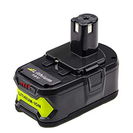 Dosctt for Ryobi ONE  18V 5.5Ah Li-Ion Battery RB18L50 RB18L40 RB18L25 P108 P107 P122 P104 P105 P102 P103 with LED Indicator