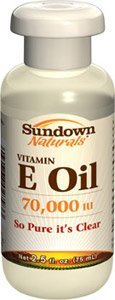 Sundown Naturals Vitamin E Oil 70,000 Iu 2.5 Oz (Pack of 2)