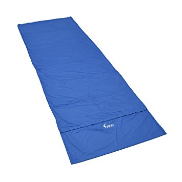 CNOC - Ultra lightweight Sleeping Bag Microfiber, Sleeping bag with liner, Youth Hostel Sleeping Bag, Tropical sleeping bag lightweight, Sleeping bag liner - Refuge, Liner, Inlay, Inlett - 200g