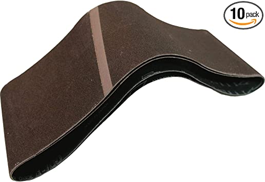 Makita 742321-1 4-Inch x 24-Inch Abrasive Sanding Belt, 60 Grit (10/Pk)