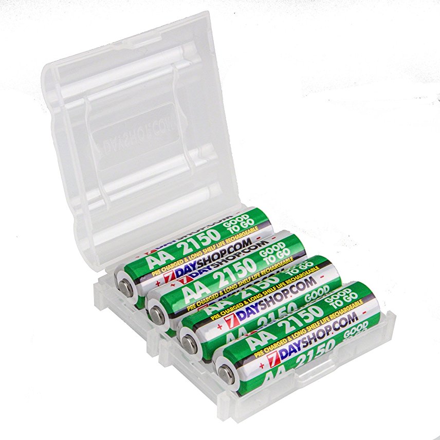 7dayshop "GOOD TO GO" AA Pre-Charged Long Life Rechargeable Batteries 2150mAh - 4 Pack