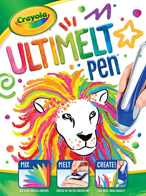 Crayola Ultimelt Pen, Crayon Melting Creative Kit for Arts Crafts, Multisurface