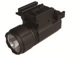 Aimkon Highlight P5S 400 Lumen Pistol LED Strobe Flashlight with Weaver Quick Release Compact and Subcompact Pistols Black