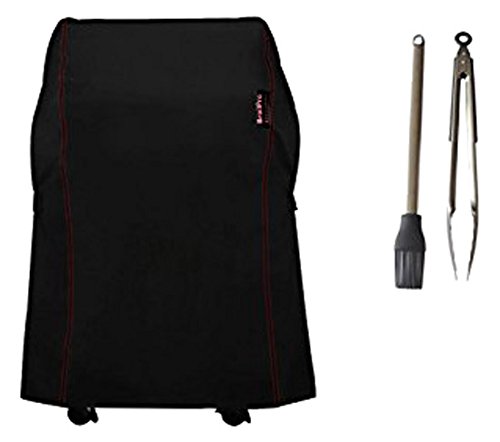 BroilPro Accessories BPA3 Heavy Duty Grill Cover for Weber Spirit 210 Series Gas Grills (Compared To Weber 7105) Including Basting Brush and Tongs