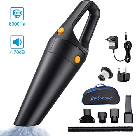 Wango® Cordless Handheld Vacuum Cleaner, High Suction Handheld Vacuums, Lightweight & Rechargeable Wet Dry Vacuum for Home & Car (Home & Car Vacuum)