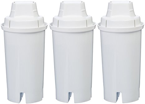 AmazonBasics Replacement Water Filters for AmazonBasics & Brita Pitchers - 3-Pack