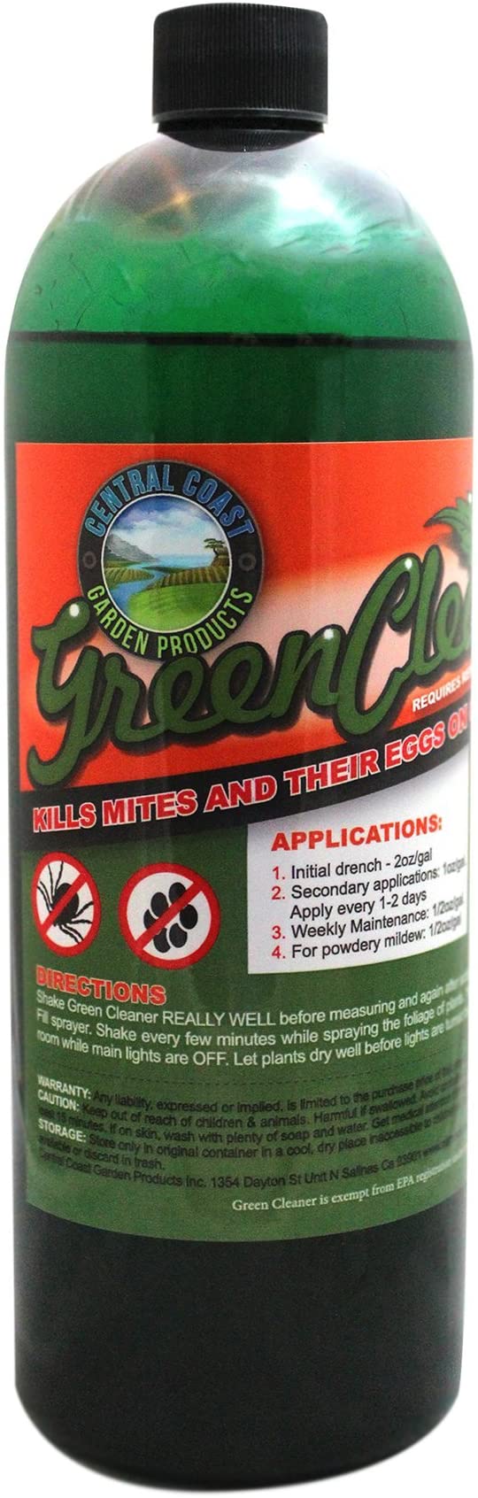 Green Cleaner CCGC1032, 32 oz, Home Pest Concentrate, 1 Quart, Liquid