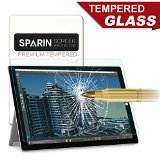 Surface Pro 4 Screen Protector Tempered Glass SPARIN Ultra Clear High Definition Tempered Glass Screen Protector for Microsoft Surface Pro 4