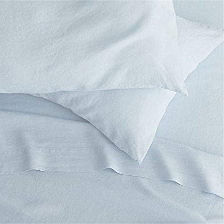 Belledorm 200 Thread Count Cotton Percale Extra Deep Fitted Sheet (Queen) (Pale Blue)