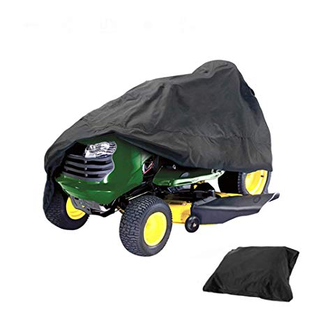 Metacrafter Lawn Tractor Cover by Riding Lawn Mower, Waterproof Heavy Duty Tractor Cover-Water and UV Resistant Cover for Outdoor Riding Garden Tractor Fits Decks up to 54”with Storage Bag