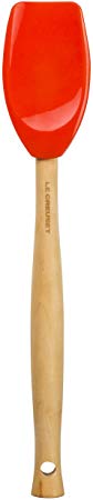 Le Creuset JS420-2 Craft Series Spatula Spoon, 11 3/8" x 2 1/8", Flame