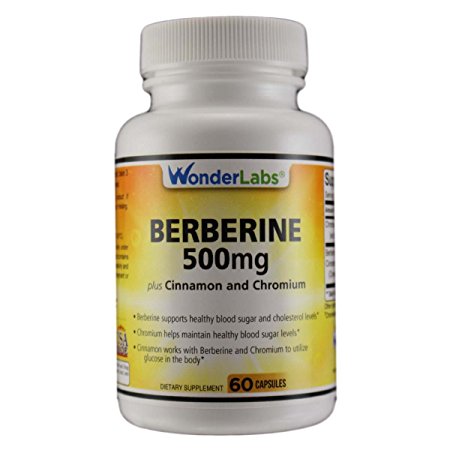 Berberine Cholesterol Blood Sugar Supplement: HCL 500  TripleDefense Gluten & GMO Free Maintenance for Glucose, Metabolism, Heart & Immune System Health - Anti Inflammatory Cinnamon Chromium Detox