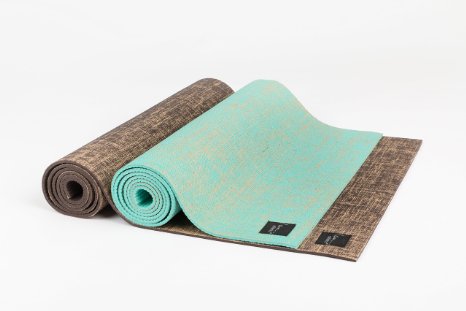 I am... Athletics: Natural Jute Exercise/Yoga Mat - Eco-Friendly, Durable, Extra Long with Carry Strap