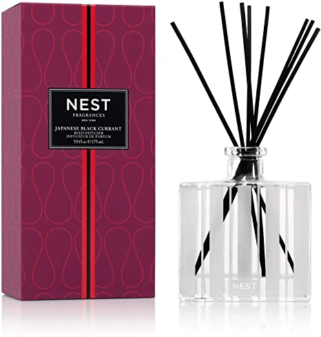 NEST Fragrances Reed Diffuser- Japanese Black Currant, 5.9 fl oz