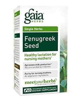 Gaia Herbs Fenugreek Seed Liquid Phyto-Capsules, 60 Count