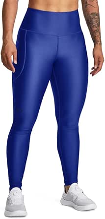 Under Armour womens HeatGear Armour High No-Slip Waistband Pocketed Leggings