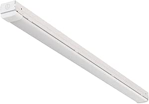 Lithonia Lighting MNSS L48 5500LM MVOLT GZ10 40K LED Single Lens Strip Light, Multi-Volt 120-277V, Corded Electric, 48 Inches, Cool White