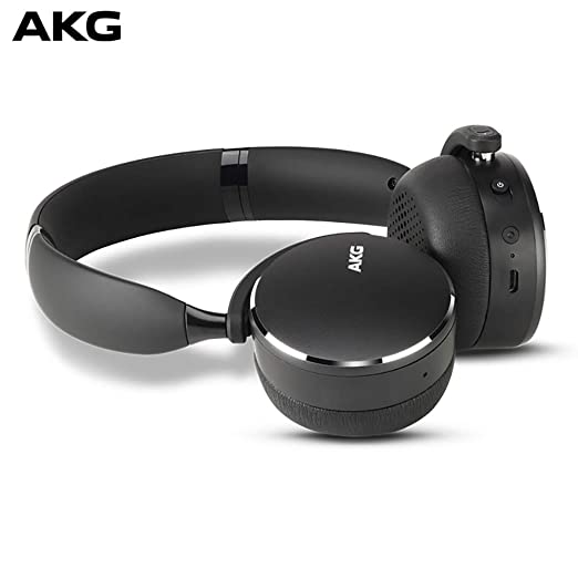 Samsung AKG Y500 On-Ear Foldable Wireless Bluetooth Headphones (Black), US Version