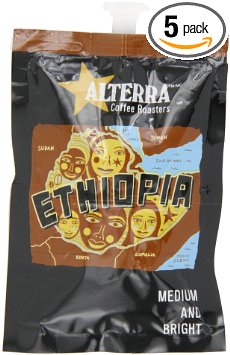 FLAVIA ALTERRA Coffee, Ethiopia, 20-Count Fresh Packs (Pack of 5)