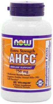 NOW Foods AHCC 750mg Xtra Strength 60 Vcaps