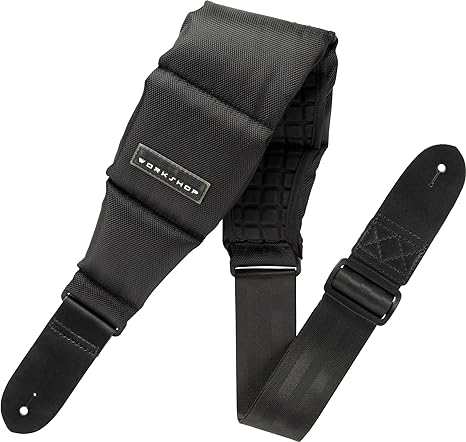 Ibanez BWS900 Bass Workshop Guitar Strap, Thick, Black, 1250x900mm