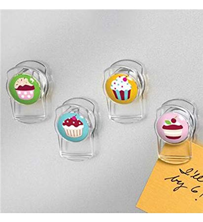 Spectrum Cupcake Magnetic Clips 4 Pack