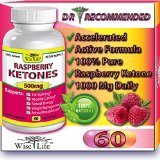 Raspberry Ketones Pure and Fresh 500mg Ketone Plus - 60 Vegetarian Caps Fast Metabolism Diet Pills - Best Max Burn and Lose Fat Quickly Healthy Dieting Pills Proven for Rapid Weight Loss That Works Naturally Fast - Safely Simply Slim At Home with No Side Effects Raspberry Ketones