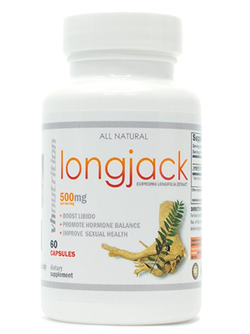 VH Nutrition | Longjack | Eurycoma Longfolia | 500 mg | 60 Day Supply