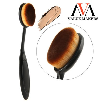 VALUE MAKERS Toothbrush Curve Liquid Foundation Blending Brush-Pro Cosmetic Makeup Face Powder Blusher Brushes-Contour Cream Concealer Blusher Make Up Kit-Beauty Cosmetics Tools-Makeup Kit (style 8)