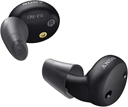 Sony CRE-E10 Self-Fitting OTC Hearing Aid for Mild to Moderate Hearing Loss with Rechargeable Battery