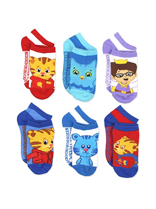 Daniel Tiger's Neighborhood Boy's 6 pack Socks (Toddler)