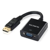 VicTsing Gold-plated DisplayPortDP Male To VGA Female Cable Adapter for PC Laptop Macbook - Retail Packaging - Black