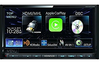 Kenwood DDX9702S 7 Inch Double Din Bluetooth Touchscreen HD Car Stereo Receiver