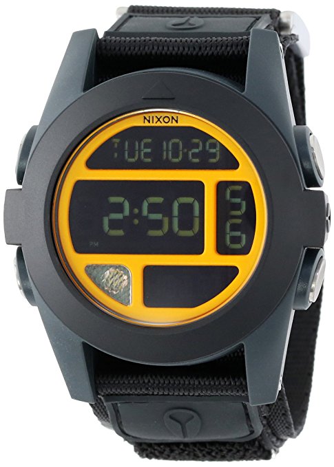 Nixon Men's A489-1323-00 Baja Digital Display Japanese Automatic Black Watch