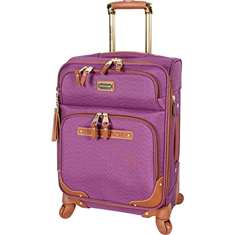 Steve Madden Luggage Carry On Softside 20" Expandable Suitcase With Spinner Wheels