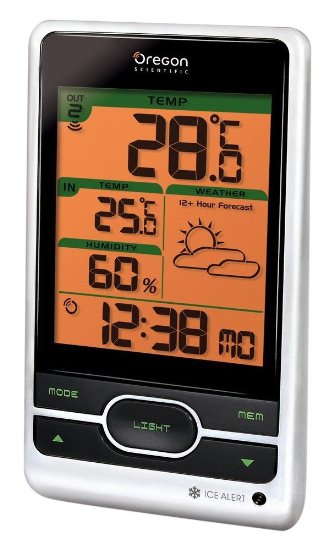 Oregon Scientific BAR206 Wireless Weather Station - Sliver