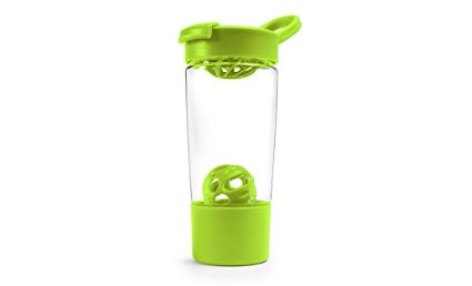 Carteret Collections Tritan Protein Shaker Bottle with Container - 2 Pack (Green)
