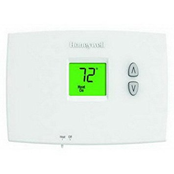 Honeywell TH1100DH1004 Horizontal PRO 1000 Non-Programmable Thermostat Heat Only Dual Powered Backlit