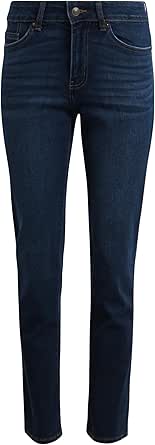 Chaps Women's Jeans - Regular Fit Straight Leg Jeans - Comfort Stretch Denim Jeans for Women