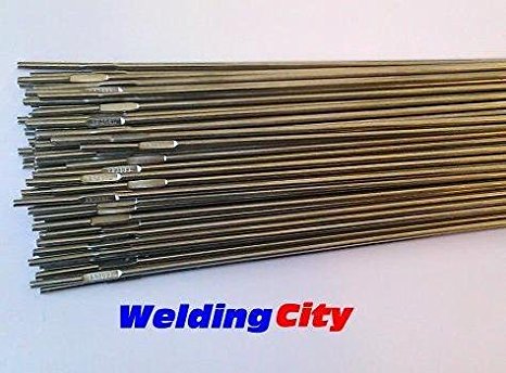 WeldingCity 1# ER308L Stainless Steel TIG Welding Rods 1-Lb 1/16"x36"