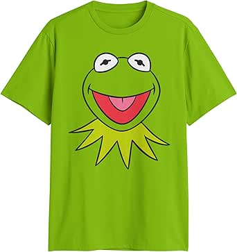 Disney The Muppets Kermit The Frog Big Face Adult T-Shirt