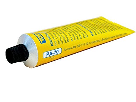 Honing Compound PA70 for Use with Tormek Sharpening Grinders T-7, T-4, and T-3, and also other leather strops. Creates Razor Sharp Edges on Knives and Tools.