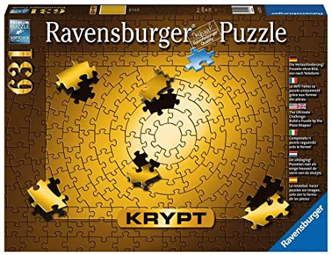 Ravensburger 15152 -Krypt Puzzle - Gold (631 Piece)