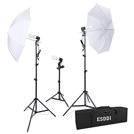 ESDDI Photography Umbrella Lighting Kit 5500K Continuous Day Light Photo Portrait Studio Video Equipment