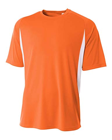 A4 Men's Cooling Performance Color Block Short Sleeve Tee