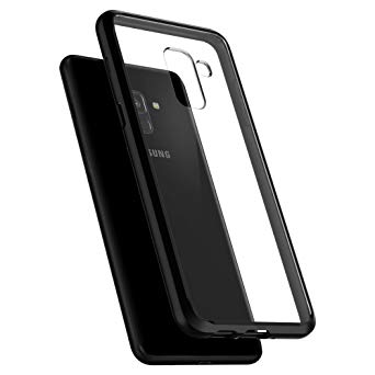 Galaxy A8 2018 Case Spigen Ultra Hybrid - Air Cushion Technology and Hybrid Bumper Protection for Galaxy A8 (2018) - Matte Black