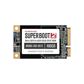 MyDigitalSSD Super Boot 2 (SB2) 50mm SATA III (6G) mSATA SSD Solid State Drive (512GB (480GB))